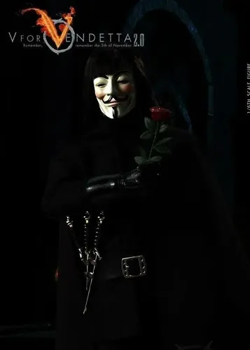 Vフォーヴェンデッタ　hottoys　ホットトイズ　1/6　フィギュア Vendetta 2.0 Toys Power V De Vingança Tipo Hot Toys 1/6 | MercadoLivre