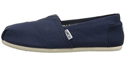 Toms Womens Classics Navy Canvas 001001b07-nvy Mujer 8.5