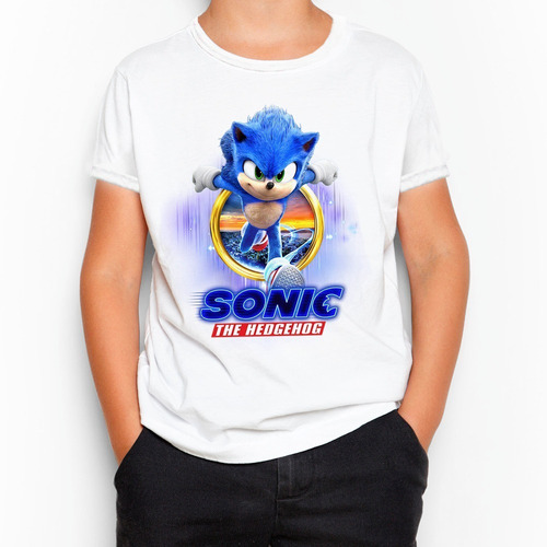 Remera Niño Niña Unisex - Sonic - Películas - Varios Modelos