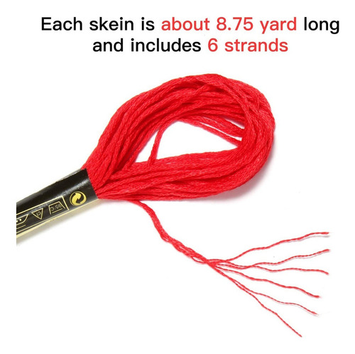 200 Cores Por Pacote Premium Rainbow Embroidery Thread
