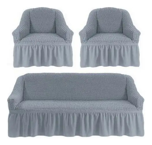 Set De Fundas Cubre Sillon Turca 3+1+1