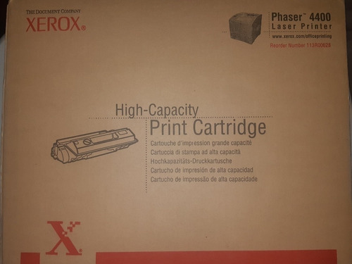 Toner Original Xerox Phaser 4400 113r00628 Negro