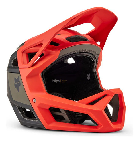 Casco Fox Proframe Rs Nuf Mips Naranja/ Negro Donwhill Mtb