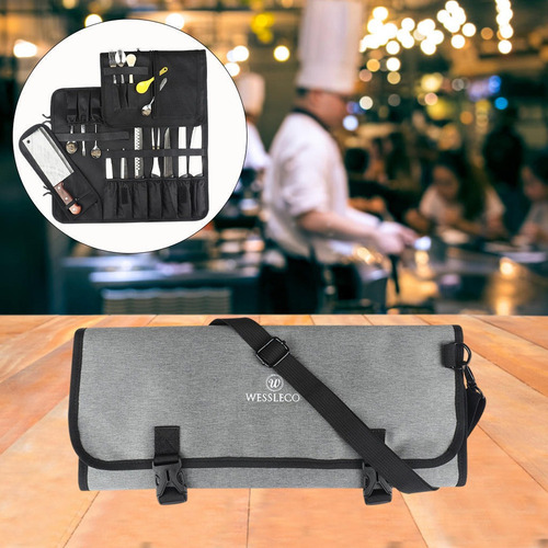 Bolsa Enrollable Para Cuchillo De Chef, Portátil,