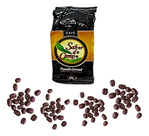 Café Torrado E Moído Tradicional Pacote 500g Sabor Do Campo