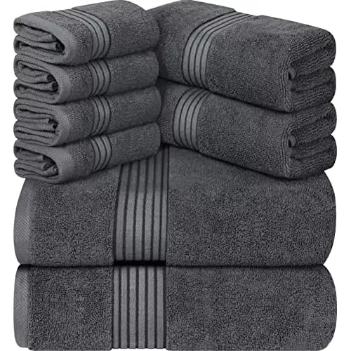 Utopia Towels - Juego de Toallas de Lujo de 8 Piezas, 2 Toallas de