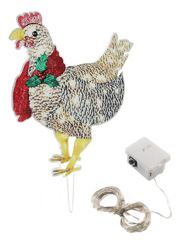 Bufanda Decorativa Con Luces Led Con Forma De Pollo Up Chris