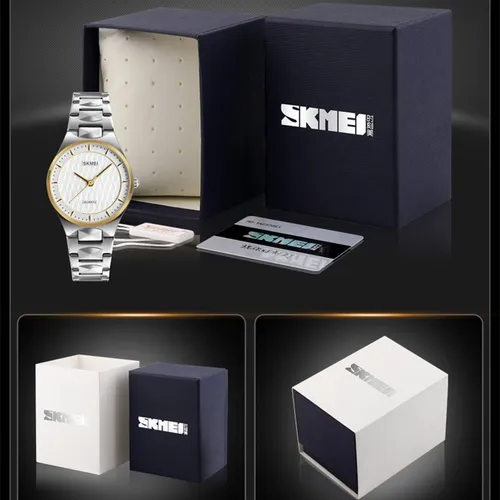 Reloj Cl sico An logo En Acero Inoxidable Mujer Skmei 1282