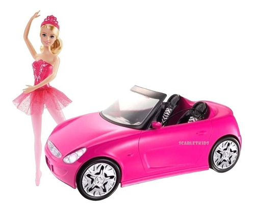 Barbie Mattel + Barbie Auto Fashion Original Scarlet Kids