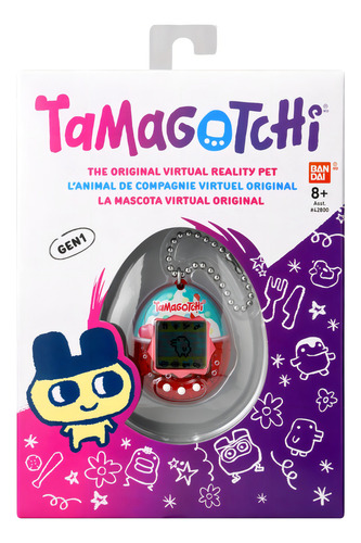 Mascota Electrónica Original Ice Cream Float Tamagotchi Malteada Rojo
