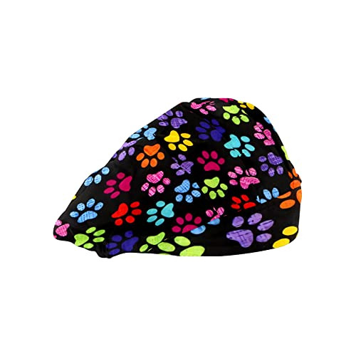 Gorro De Trabajo Ajustable Con Estampado De Mandala