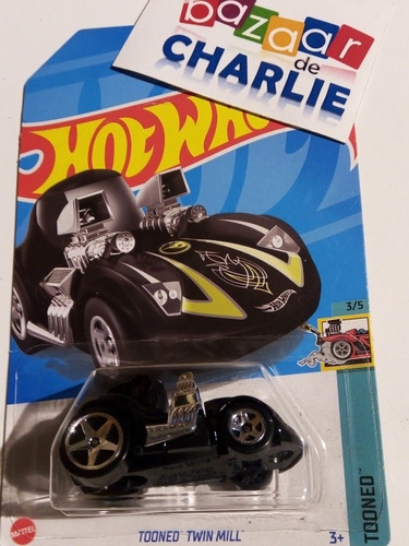 Hot Wheels | 2022 | Th | Tooned Twin Mill Negro