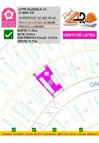 Venta Lote Gladiola 31 Muy Cerca De La Entrada Y En Nueva Zona De Fracc Rancho San Diego Ixtapan De La Sal Edomex Con Todos Los Servicios Y Proyecto Incluído