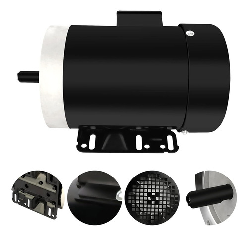 Motor Eléctrico 2hp 3450 Rpm, Trifásico, Marco 56c, D...