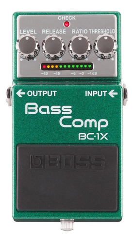 Pedal de efecto Boss Bass Comp BC-1X  verde