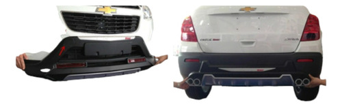 Kit Bumpers Frontal Y Trasero Chevrolet Trax 13-16 Todas 