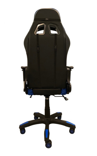 Silla Pc Gamer 06 Azul 2 Almohadones/apoyapies 6 Cuotas