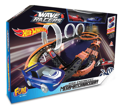 Pista Hot Wheels Wave Racers - Fun Divirta-se - Plástico