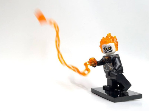 Imagen 5 de 7 de Lego Minifigura Ghost Rider Super Heroes 76058