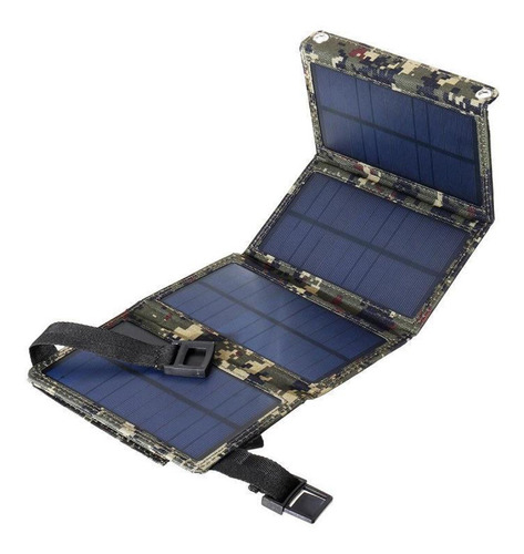 Cargador Solar Usb 20w Portátil Panel Solar Cargador De Telé