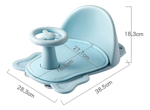Silla Baby Shower Bañera Ducha Infante Azul .