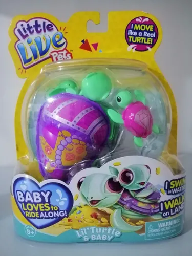 Little live pets tortuga con bebé new arrivals