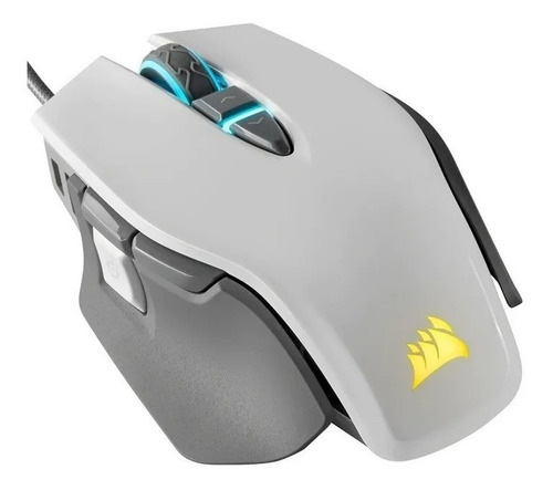 Mouse Corsair M65 Rgb Elite Fps Usb Gaming Blanco