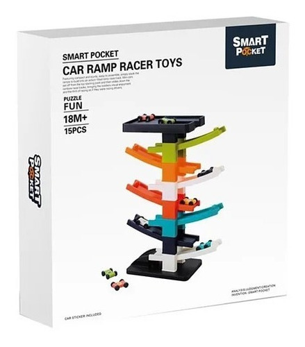 Imagen 2 de 2 de Pista Divertida De Rampas De Autos Smart Pocket