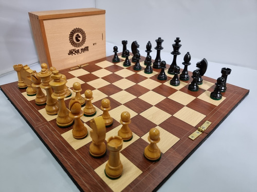 Ajedrez Jaque Mate 7 Con Tablero De Madera 40 X 40