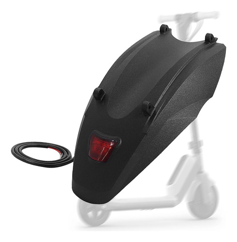 Motocicleta De Guardabarros Trasero Con Luz Trasera