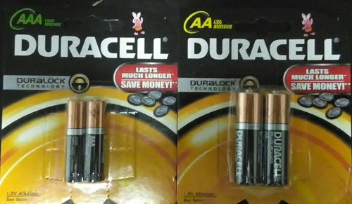 Blister Pilas Batería Aa Aaa Duracell