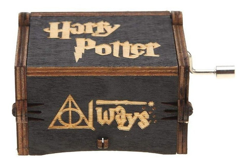 Caja De Musica Harry Potter (i Solemmly)_negro