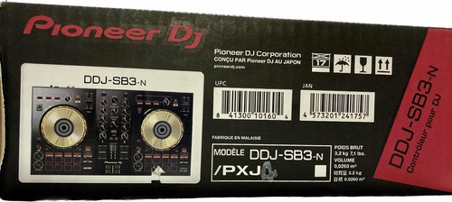 Controlador Dj Pioneer Ddj-sb3n Con Serato Dj Lite