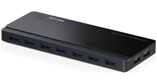 Hub Tp-link Uh720 De 7 Puertos Usb 3.0 Y 2 Puertos De Carga