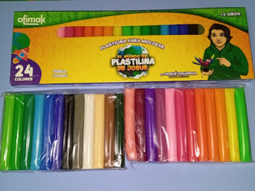 Plastilina Ofimak (josue) 24 Colores 500 Grs