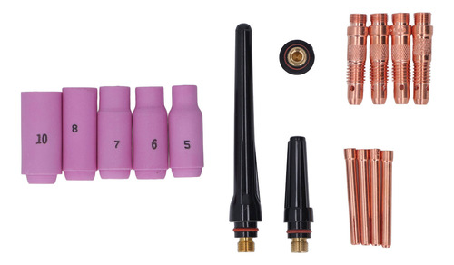 Kit De Accesorios De Soldadura Tig De 16 Piezas De Antorcha