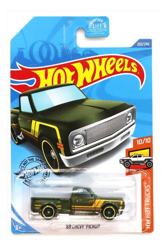 Hot Wheels Hot Trucks - '69 Chevy Pickup 10/10 202/250