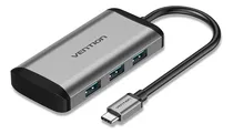 Comprar Hub USB Multipuerto Vention - 5 en 1 - Usb tipo C + 4 puertos Usb 3.0 - 5gbps + Power delivery Micro usb 2.0 - Carcasa Aluminio - Premium - Teclado \u002F Disco rigido \u002F Mac \u002F Impresora \u002F Laptop - TGCHB