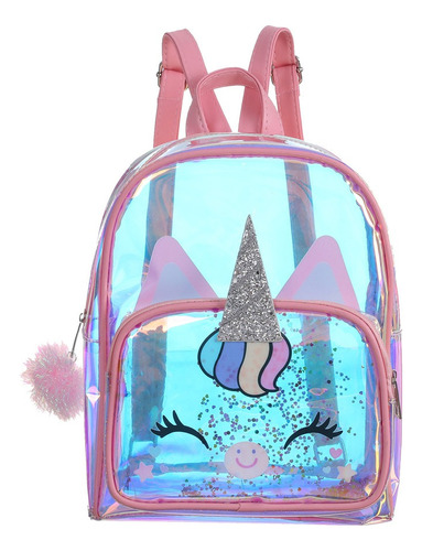 Mochila De Dibujos Animados Transparente Para Niños