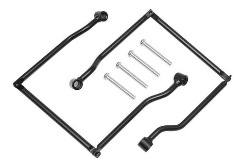 Imagen 1 de 10 de Soportes Alforjas Moto Harley Yamaha Honda Maletas Negro