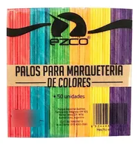 Comprar Palitos De Helado Para Maqueteria Color X 50 Un. X10 Packs