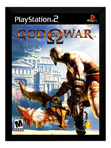 Quadro Decorativo God Of War 1 com Moldura A3