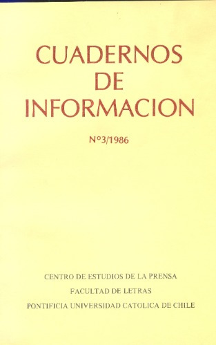 Cuadernos De Información - Nº 3 / 1986.