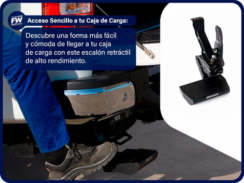 Escalón Retráctil Caja Carga Bracco Original