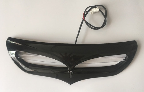 Cover Negro Con Luz Para Toma De Aire Harley Touring 14 Up