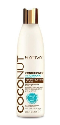 Kativa Acondicionador Coconut ·reconstrucción Y Brillo 250ml