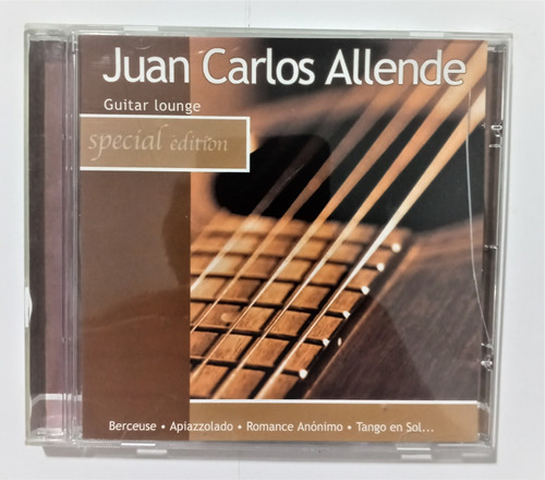 Juan Carlos Allende Cd Guitarra Clasica Guitar Lounge