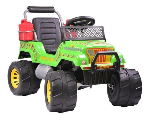 Camioneta a batería para niños Rodacross AU/027 Explorator  color verde 220V