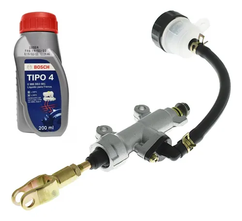Bomba Freno Trasera + Liquido Bosch Motomel Sr 200 Pitbull