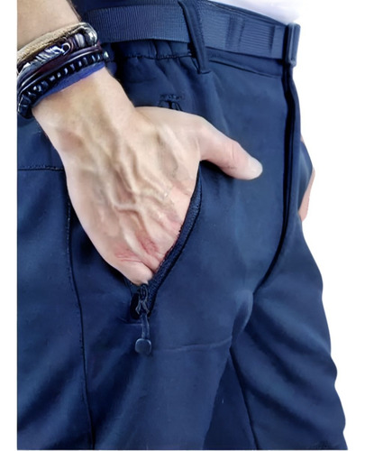 Pantalón Térmico Softshell Hombre Con Cinturon. Tactico. 39